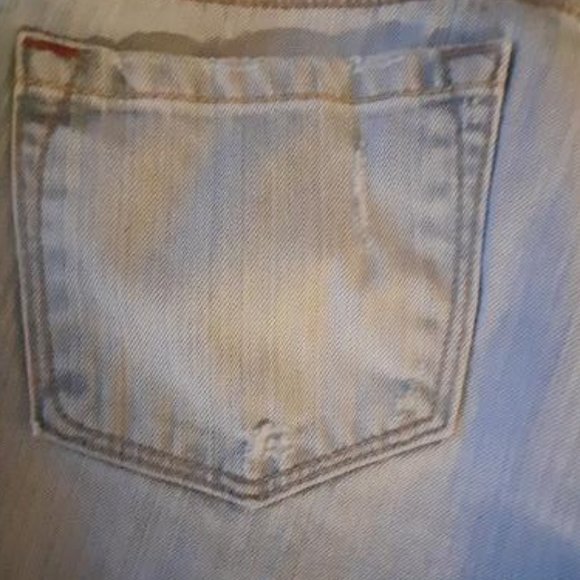 Loft Light Indigo Wash Modern Slim Jeans Size 4P - Picture 4 of 13